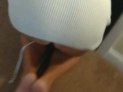 Upskirt of slut roommate