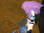 Fire Emblem Hentai - Lyn fucks Florina with a strapon by the pond. 2/16