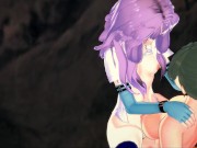 Fire Emblem Hentai - Lyn fucks Florina with a strapon by the pond. 4/16