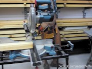 DIY Bed 0 - HotHandyman Miter Saw disc changing 13/16