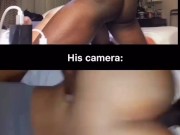 Fat asian booty taking black dick from boyfriend 13/16