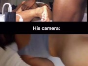 Fat asian booty taking black dick from boyfriend 16/16