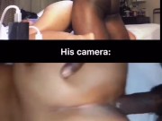 Fat asian booty taking black dick from boyfriend 6/16