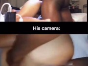 Fat asian booty taking black dick from boyfriend 7/16