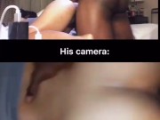 Fat asian booty taking black dick from boyfriend 8/16