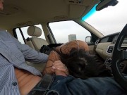 -Our 1st Car Video - Queen Mona Sucks The Candy Man's Cock In A Car By A Main Road & Makes Him Cum! 5/16