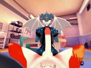 Digimon Hentai - Exveemon & Naru Hard Sex 1/2 16/16