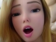 Big eye Cartoon babe sucks my dick and gets fucked!  15/16