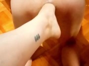 анальный фут-фистинг, унижение 15/16