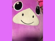 Pillow humping in fetish clothing 15/16