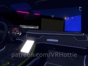 Chained Drooling Tattooed Red Head Rides You In Passenger Seat of Lamborghini Car Fuck POV Lap Dance 1/16