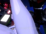 Chained Drooling Tattooed Red Head Rides You In Passenger Seat of Lamborghini Car Fuck POV Lap Dance 13/16