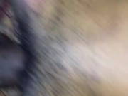 Cumshot after quickie with African teen babe 2/16