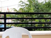 Cunnilingus on the balcony of a hotel in Turkey. Public sex 4/16