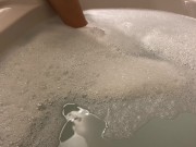 Playing with Penis and Feet in Bathtub 1/16