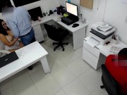 Girl boss fucks her coworker next to the assitent 5/16