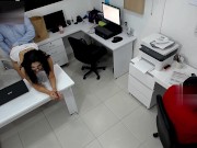 Girl boss fucks her coworker next to the assitent 9/16