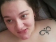 Hot step sis fucks till I fill her pussy 7/16