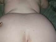 BBW GETS POUNDED FROM BEHIND TILL HE CUMS ALL OVER HER BIG WHITE ASS 1/16
