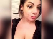 Smoking a cigarette with a big hot load on my face (fan request)  6/16