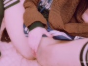 Japan teen amateur caught masturbating thinking about teacher uncensored Hentai Pink pussy stuck 4/16