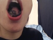 Chewing asmr with nice juicy grapes 16/16