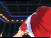 3D HENTAI POV in a Christmas costume saddled your cock 16/16