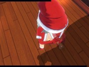 3D HENTAI The girl made the boy a New Year's gift 8/16