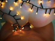 Pain in the Ass Christmas Shopping - First time Painful Anal - POV Ass to Pussy fuck cream pie close 15/16