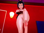 AZULA FOOTJOB (3D HENTAI) 1/16
