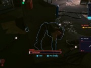 Exploring Cyberpunk 2077 Street Part One Detective V is Porn 15/16