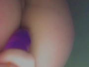 Getting fucked in my asshole by my dildo(;