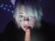 Neko Girl Sucks Masters Cock 1/16