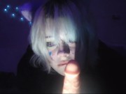 Neko Girl Sucks Masters Cock 13/16