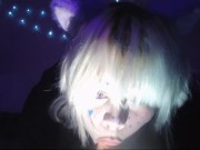 Neko Girl Sucks Masters Cock 16/16