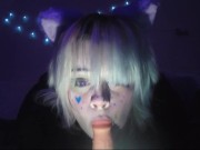 Neko Girl Sucks Masters Cock 4/16