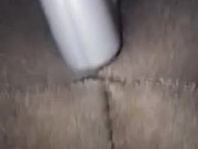 Vacuum cleaner sucks my clit in hole of my yoga pants 15/16