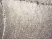 Vacuum cleaner sucks my clit in hole of my yoga pants 6/16