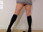 I love anal fuck and creampie while i 'm wearing my high heel and my clothes.