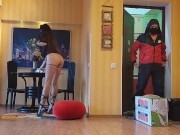 FUN & Enjoy from EXHIBITIONISM exposure during last Amazon Delivery #Surprise for Delivery Guy 6/16