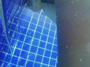 Me,Mini Bikini and BLACK DILDO in Public POOL 13/16