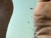 Feet soles wrinkles ebony toes 10/16