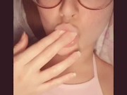 Hot Teen Secret Snap Fingering In School Dormitory Pink Pussy Lips and Perfect Tits 1/16