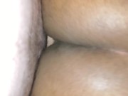 Thick Ebony Slut SQUIRTING BACKSHOTS - Almost Anal 10/16
