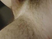 Sloppy blowjob, doggystyle and cum on tight ass hole 7/16