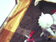 Furry Hentai - White Cat & Black Kitty Yiff 14/16