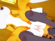 Digimon Hentai - Taomon & Grey Fox Hard Sex 2/2 13/16