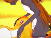 Digimon Hentai - Taomon & Grey Fox Hard Sex 2/2 2/16