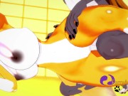 Digimon Hentai - Taomon & Grey Fox Hard Sex 2/2 3/16