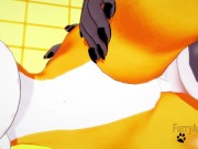 Digimon Hentai - Taomon & Grey Fox Hard Sex 2/2 4/16